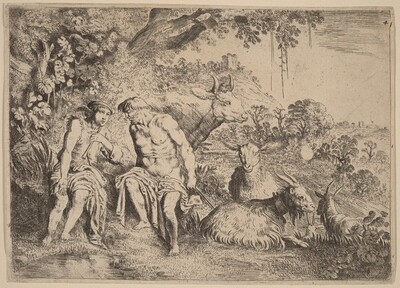 Mercury Lulling Argus to Sleep