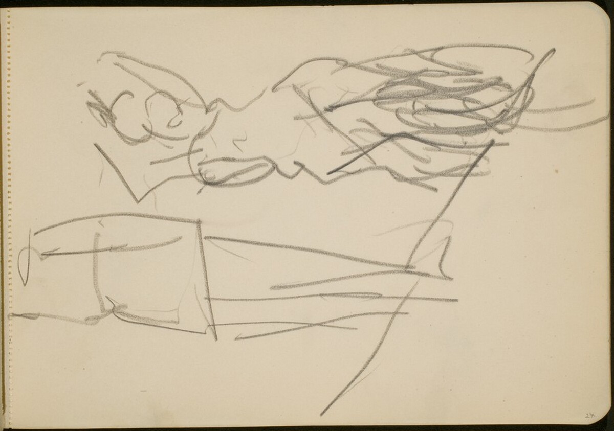 Balancierende Akrobaten (Tightrope Walkers) [p. 27] by Max Beckmann