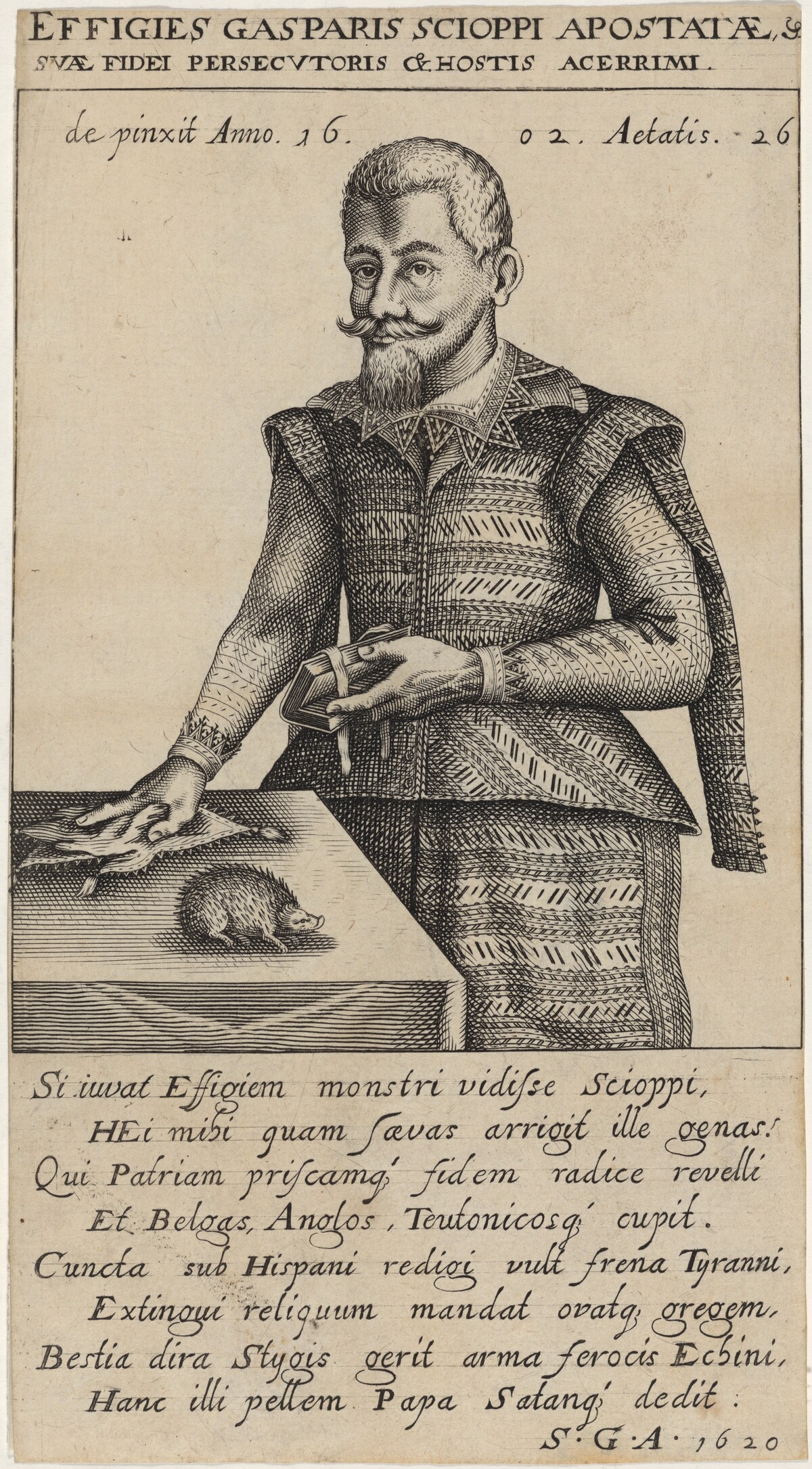 Gaspar Scioppi by Unknown Artist