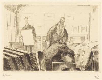 Print Connoisseurs (Les amateurs d'estampes)