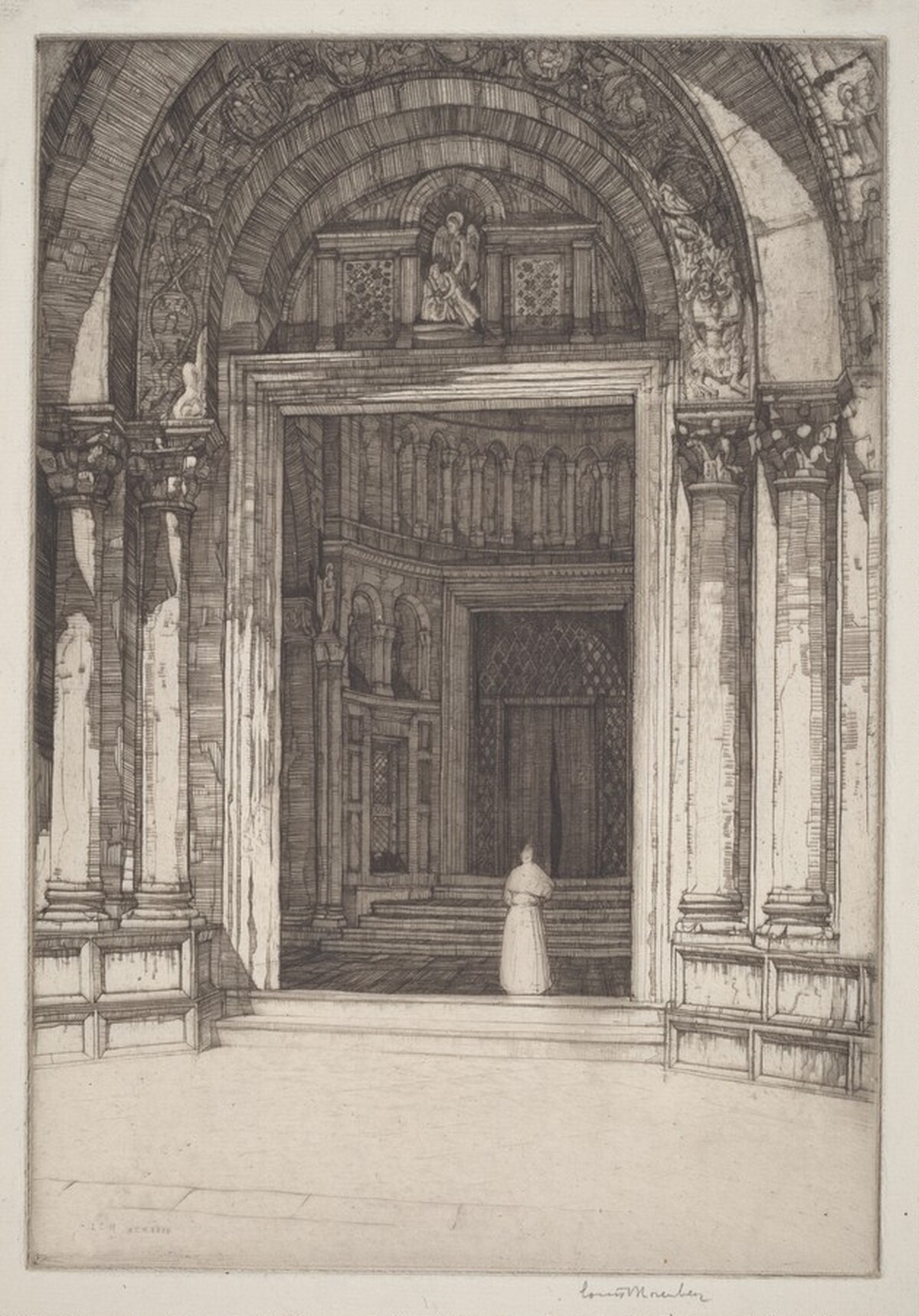St. Mark's Doorway, Venice by Louis Conrad Rosenberg