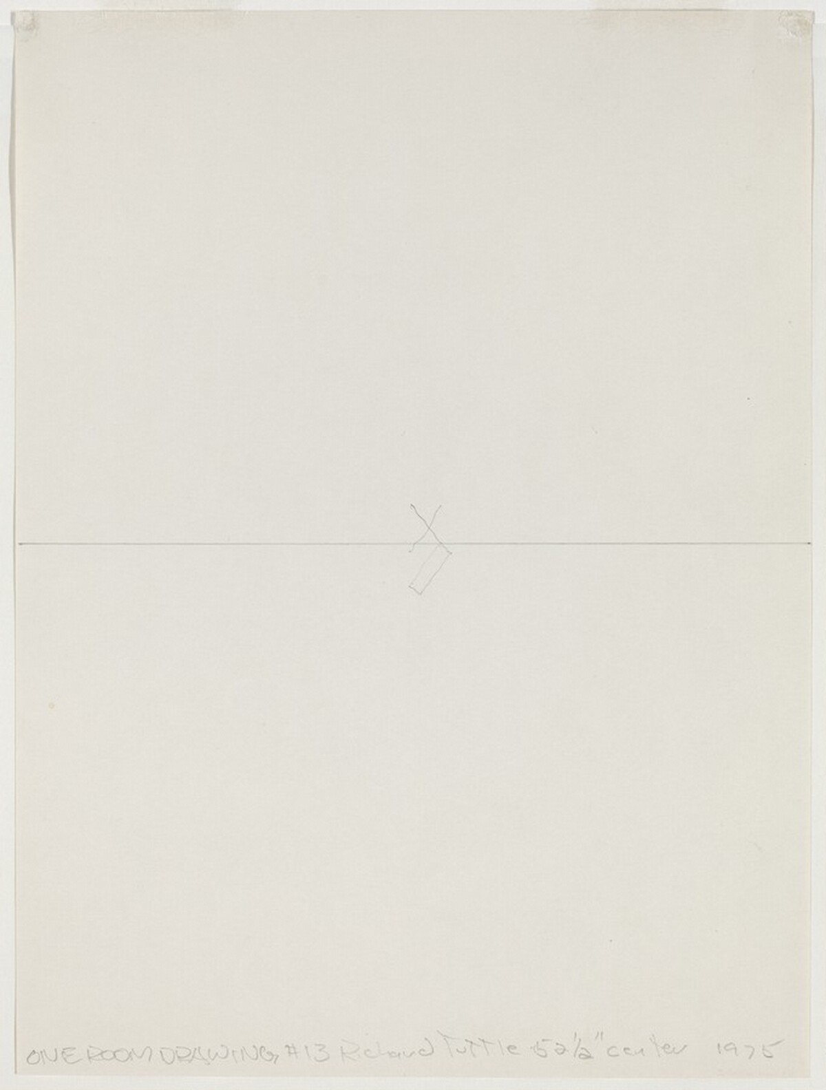 Untitled [verso] by Richard Tuttle