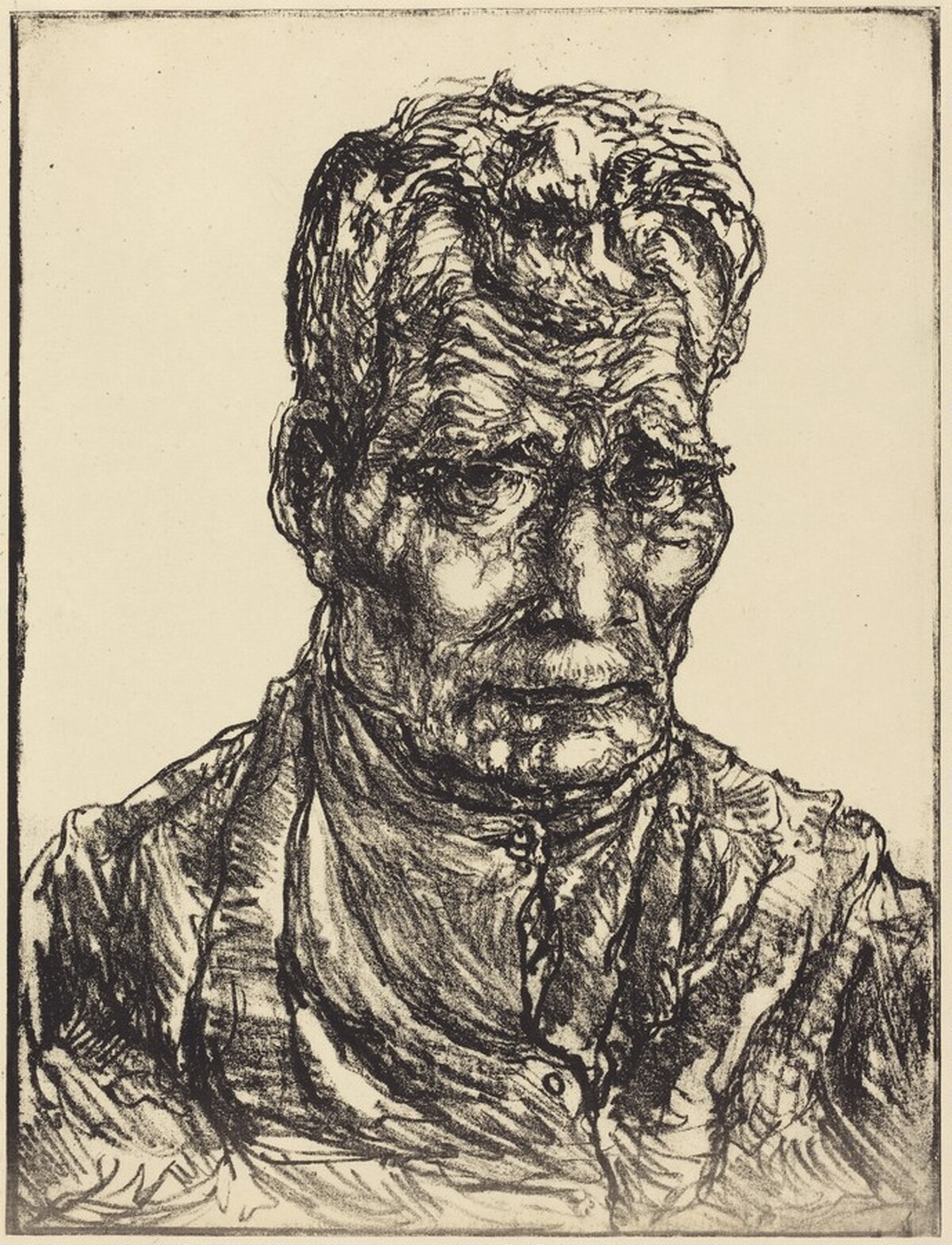 The Old Basket Weaver of Camp de Mar (?) by Tomás Harris