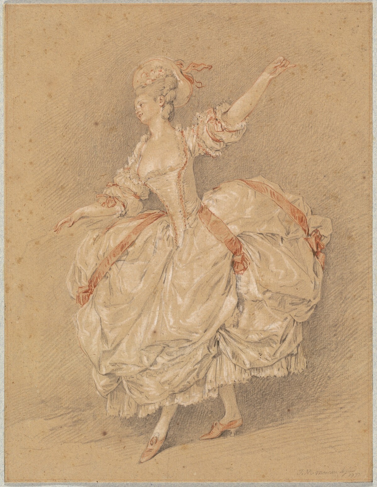 A Dancer by Jean-Michel Moreau