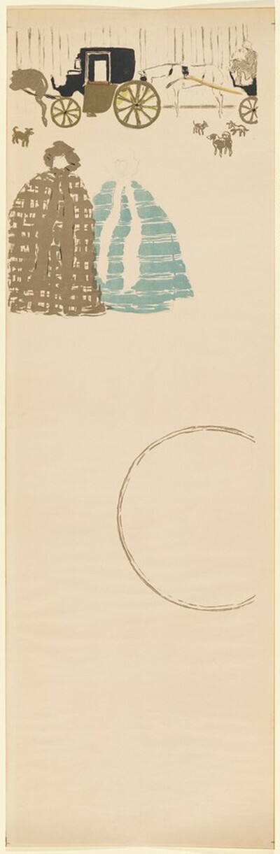 Promenade des Nourrices, Frise des Fiacres [second panel from left]