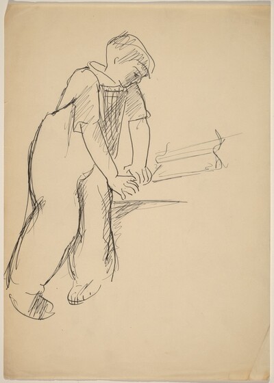 Boy Wearing Overalls