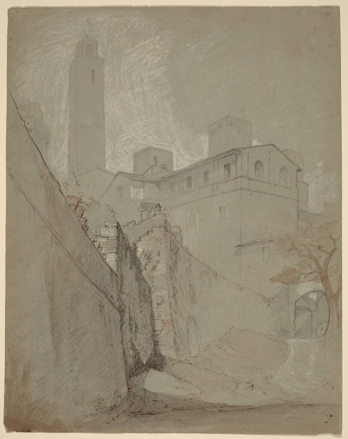 Orvieto by Elihu Vedder