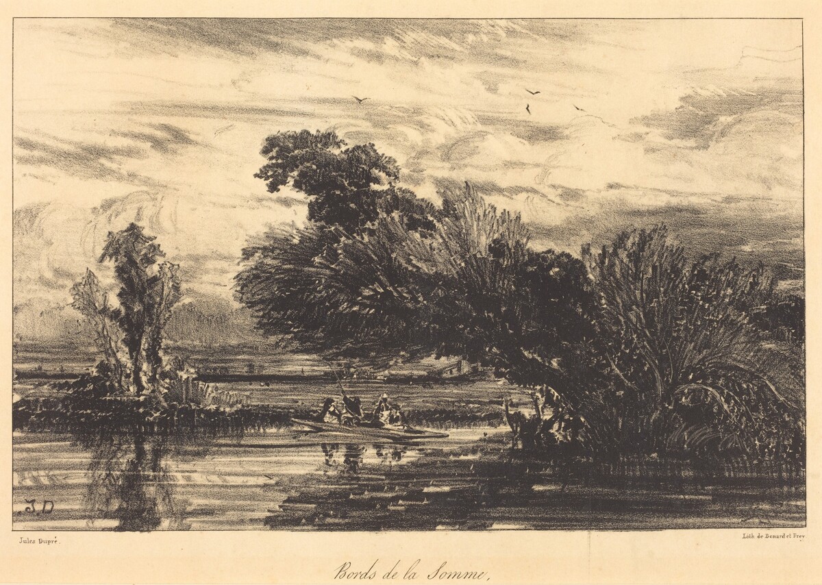 Bank of the Somme (Bords de la Somme) by Jules Dupré