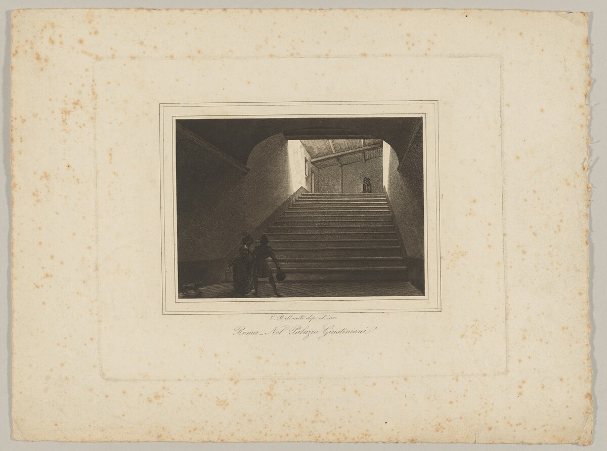 Nel Palazzo Giustiniani (In the Palazzo Giustiniani) by Carlo Baldassare Simelli