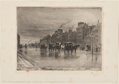 Une Matinée d'Hiver au Quai de l'Hôtel-Dieu (Winter Morning on the Quai de l'Hôtel-Dieu)