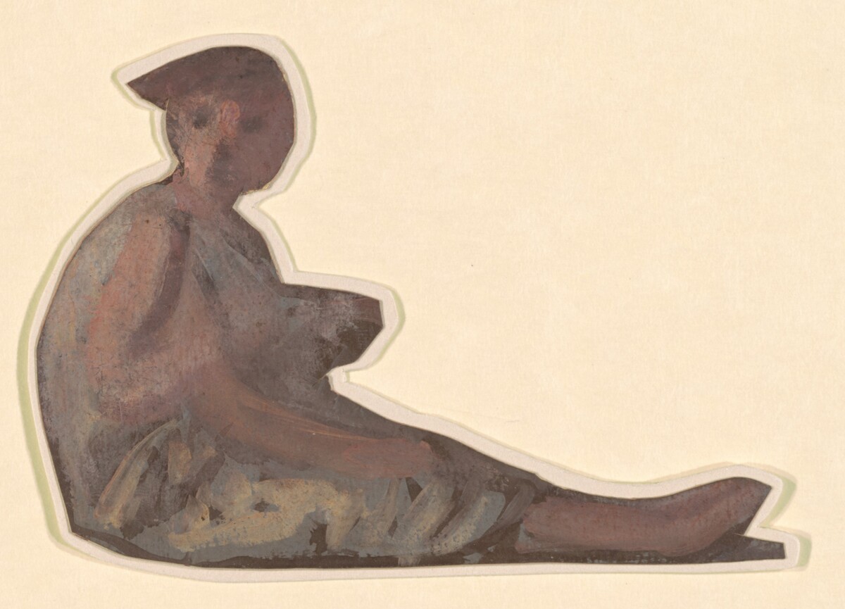 Study for "Greek Girls Bathing" by Elihu Vedder