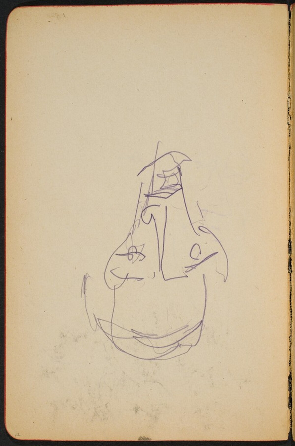 hageres Gesicht (Slim Head) [p. 12] by Max Beckmann