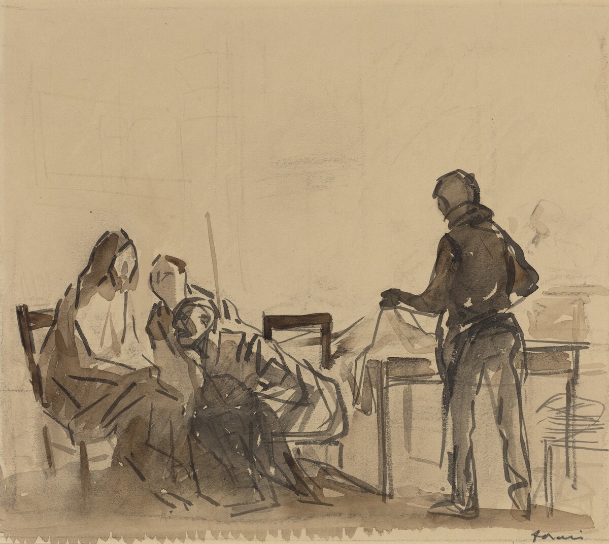 Before the Repast at Emmaus by Jean-Louis Forain