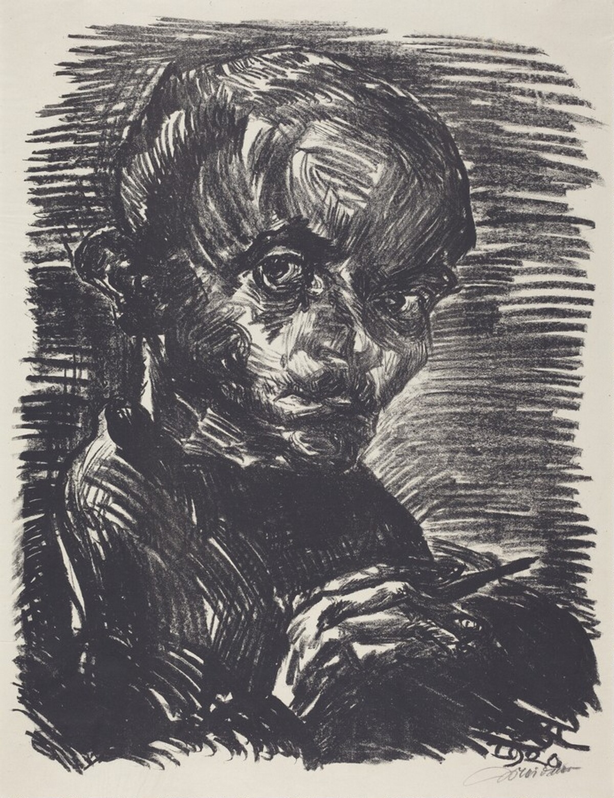 Self-Portrait by Ludwig Meidner