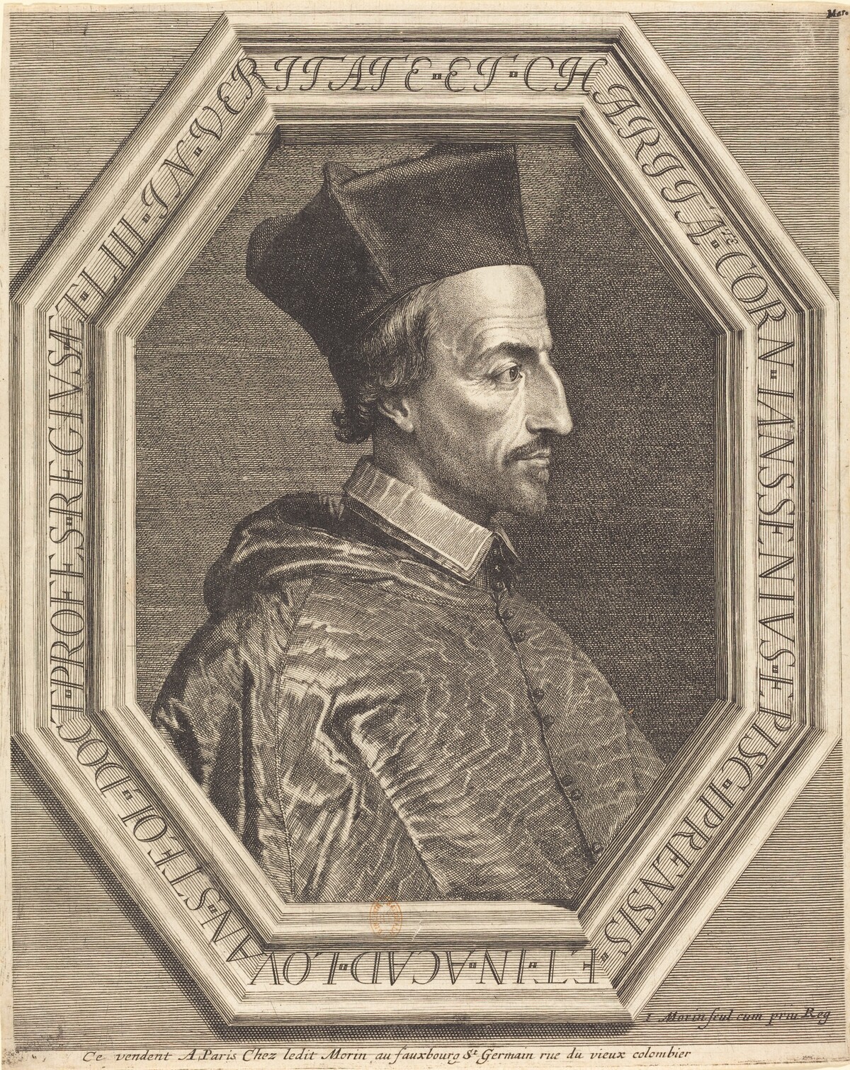 Corneille Jansenius, Bishop of Ypres by Jean Morin