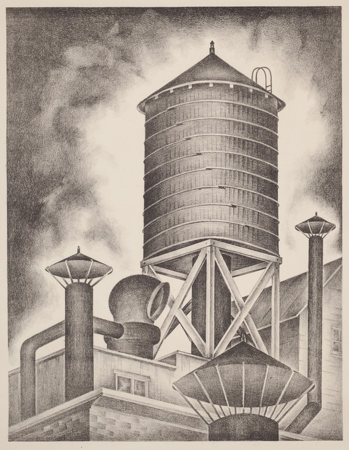 Untitled (The Water Tower) by George White Good