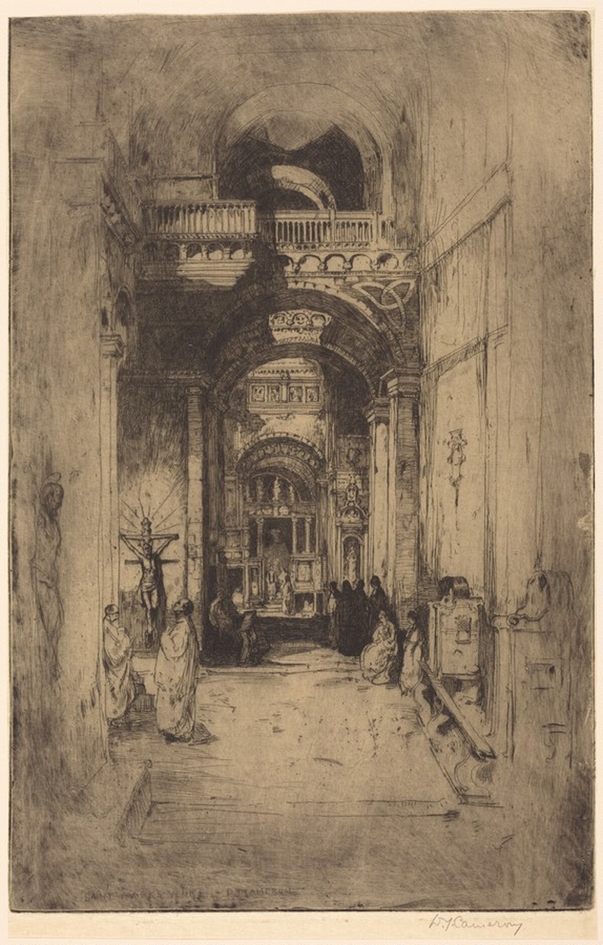 Saint Mark's Venice, No. 1 by David Young Cameron