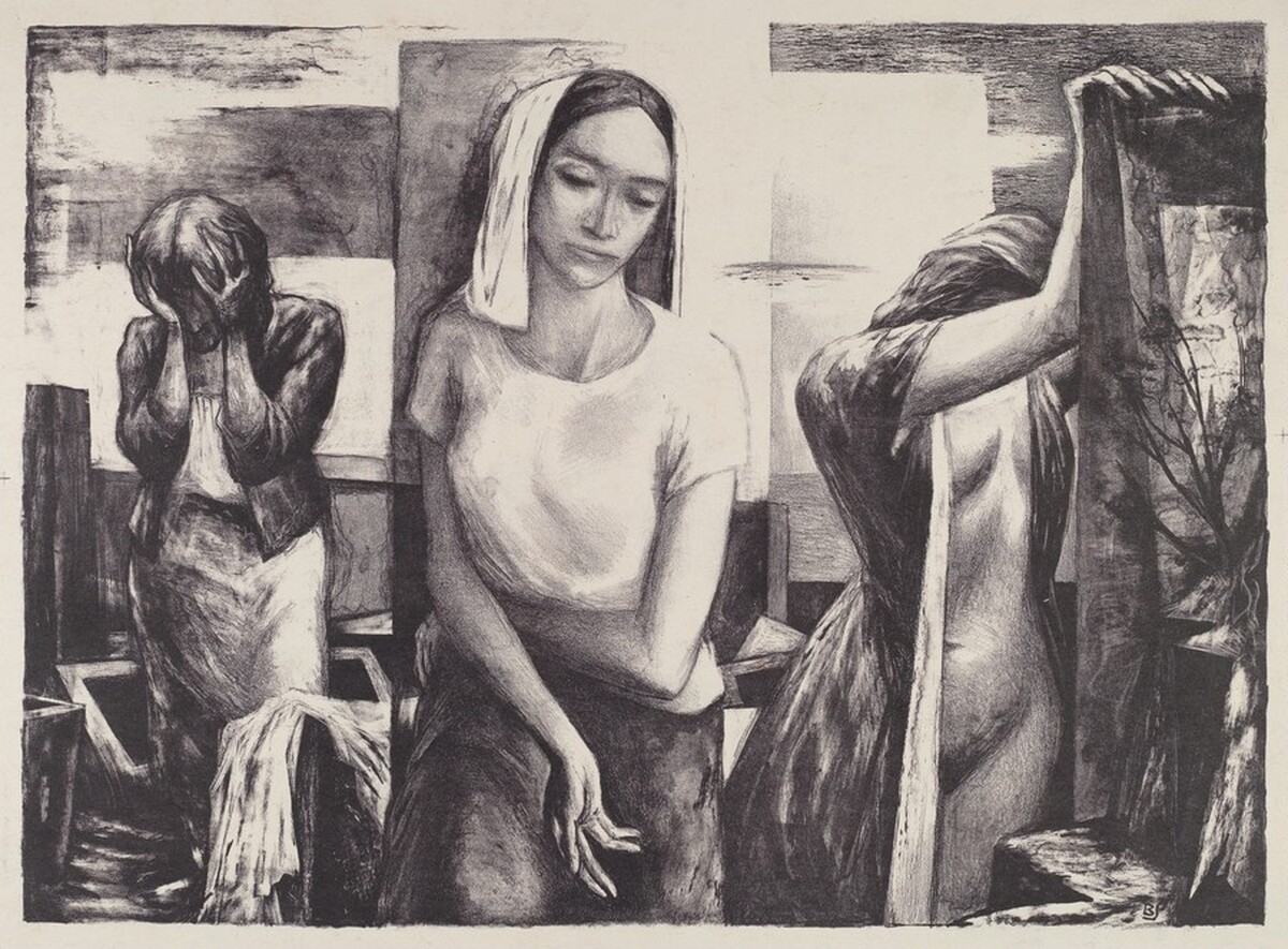 Lamentation [recto] by Benton Murdoch Spruance