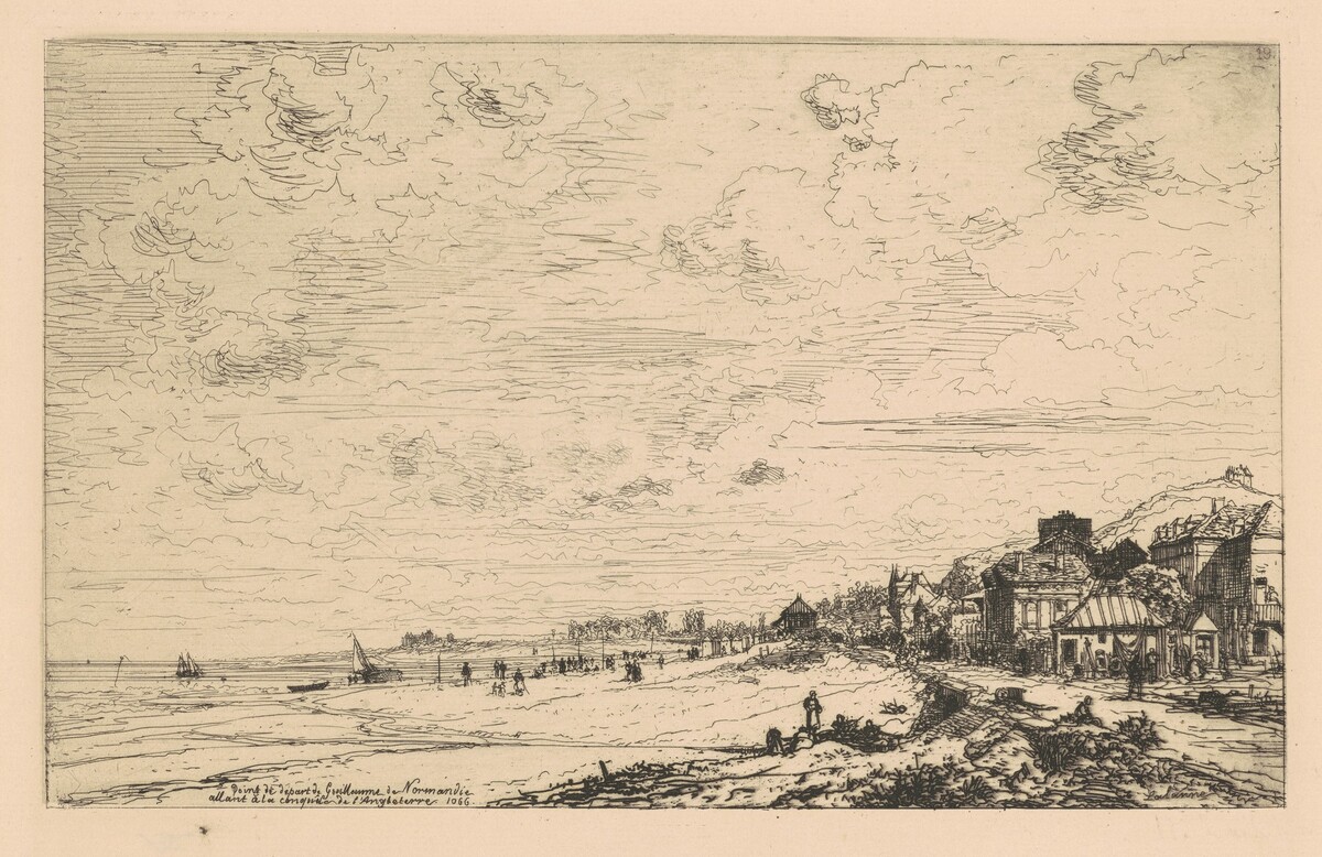 Beuzeval, Embouchure de la Dive (Calvados) by Maxime Lalanne