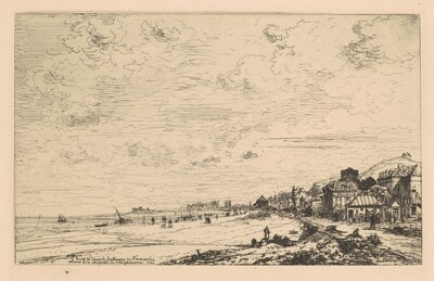 Beuzeval, Embouchure de la Dive (Calvados)