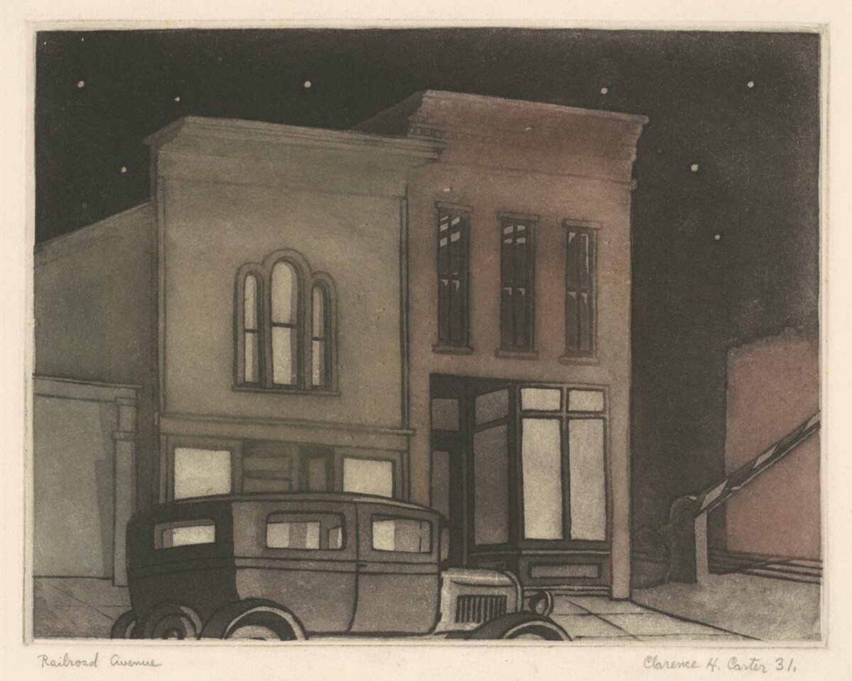 Railroad Avenue by Clarence H. Carter