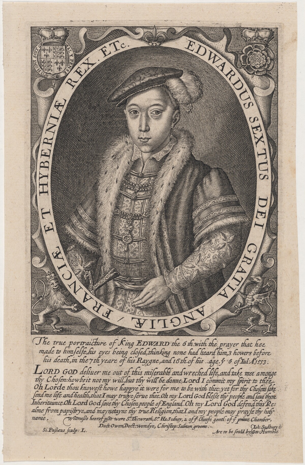Edward VI of England by Simon de Passe