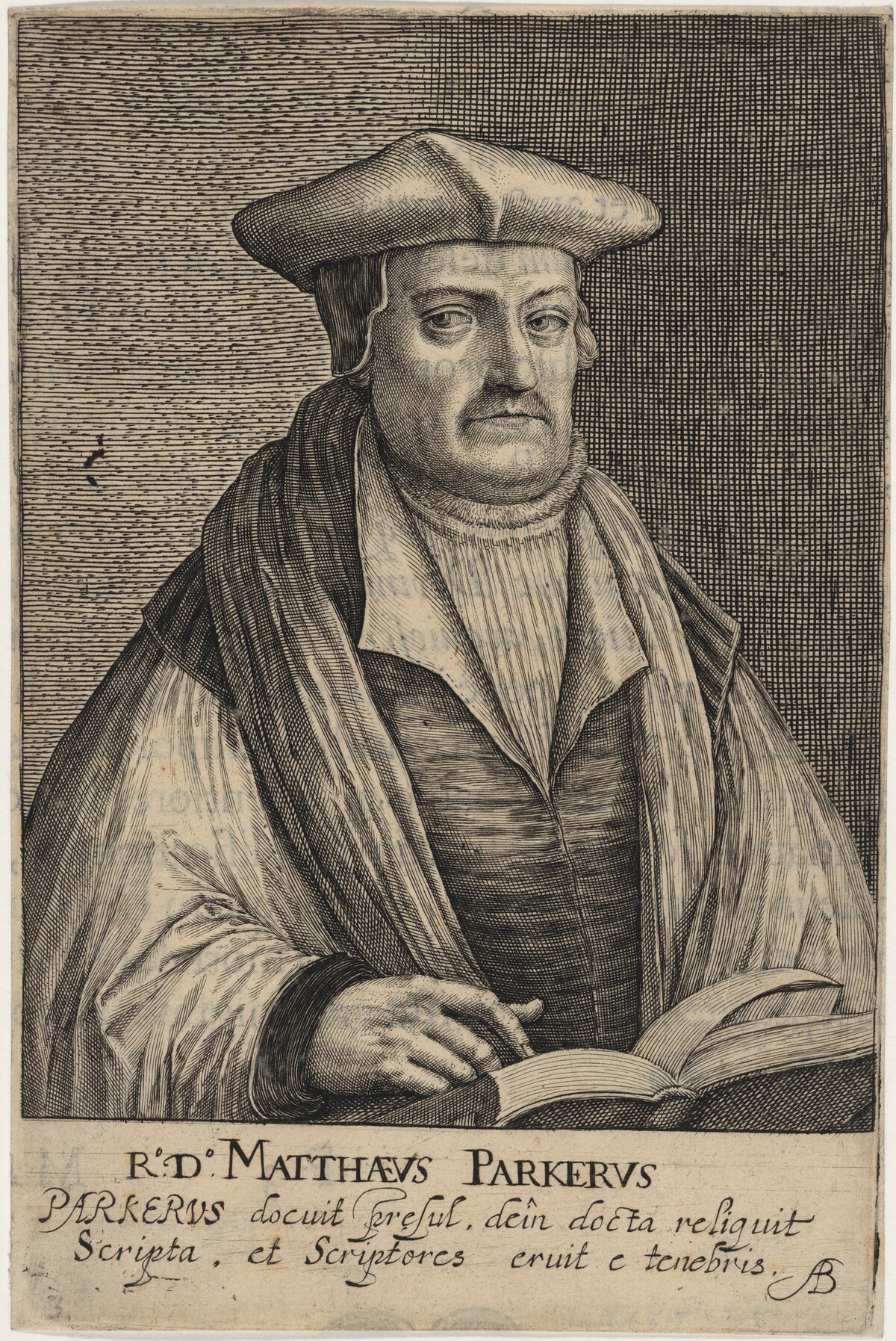 Matthew Parker, Archbishop of Canterbury by Willem de Passe and Magdalena de Passe