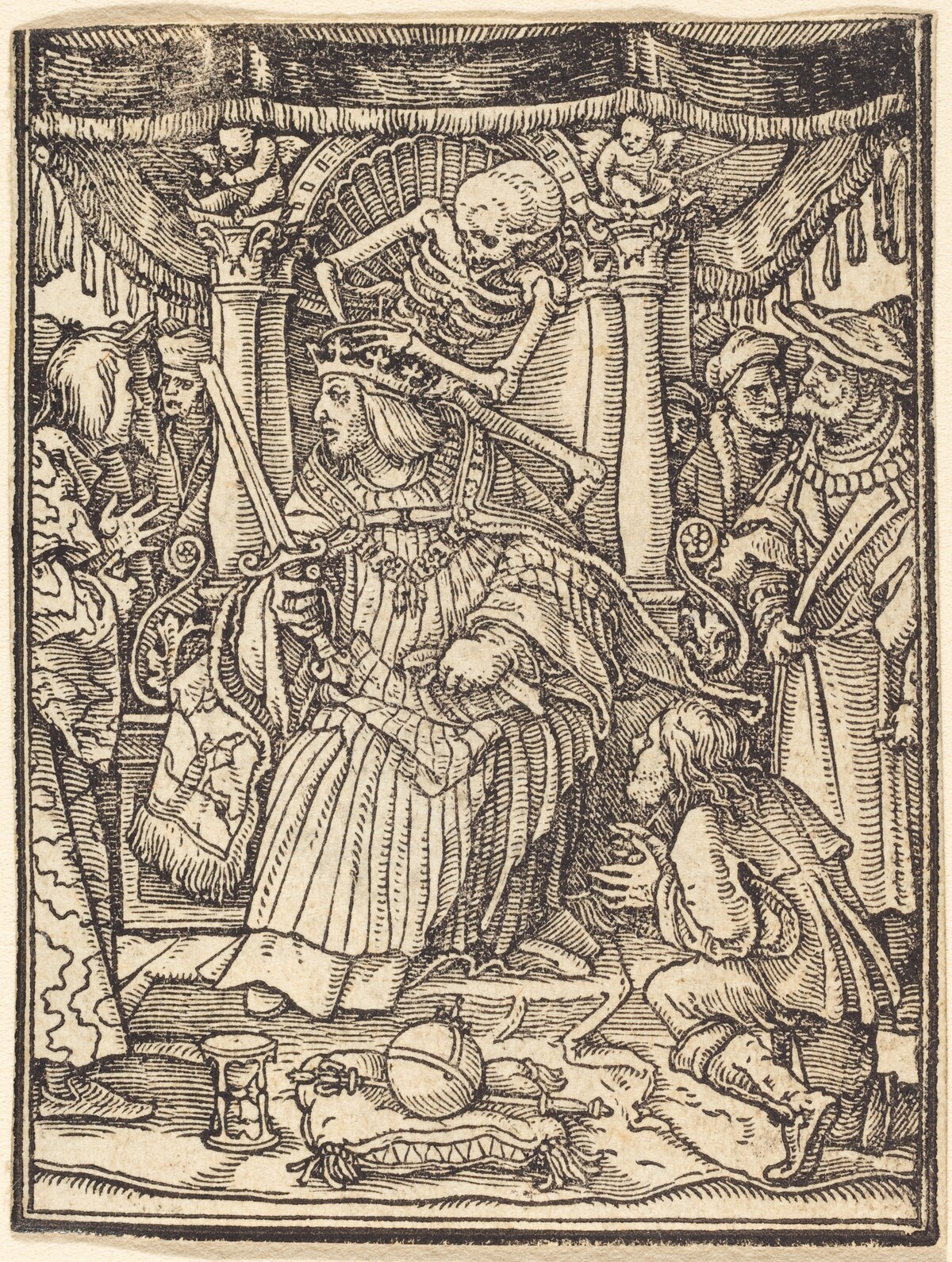 The Emperor by Hans Lützelburger after Hans Holbein the Younger