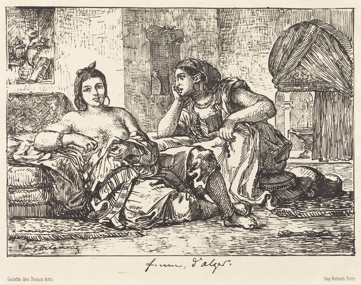 Femmes d'Alger by Eugène Delacroix
