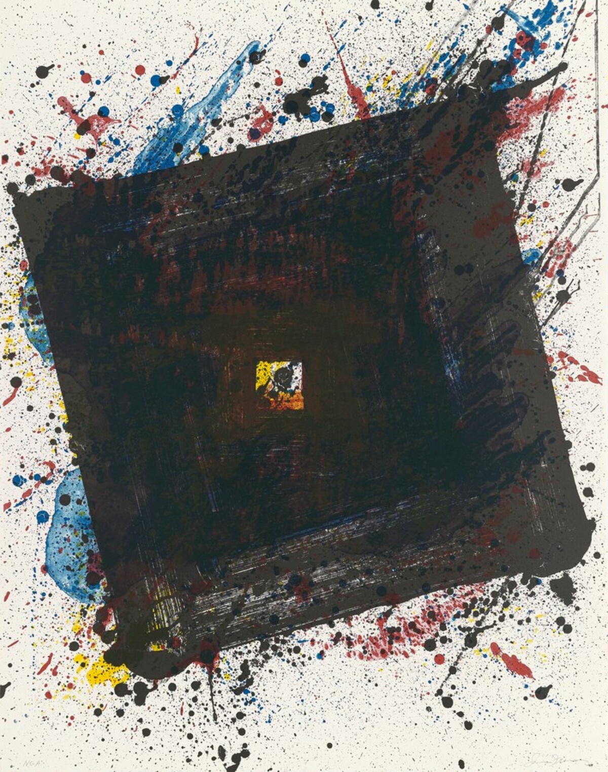 Dark and Fast by Sam Francis