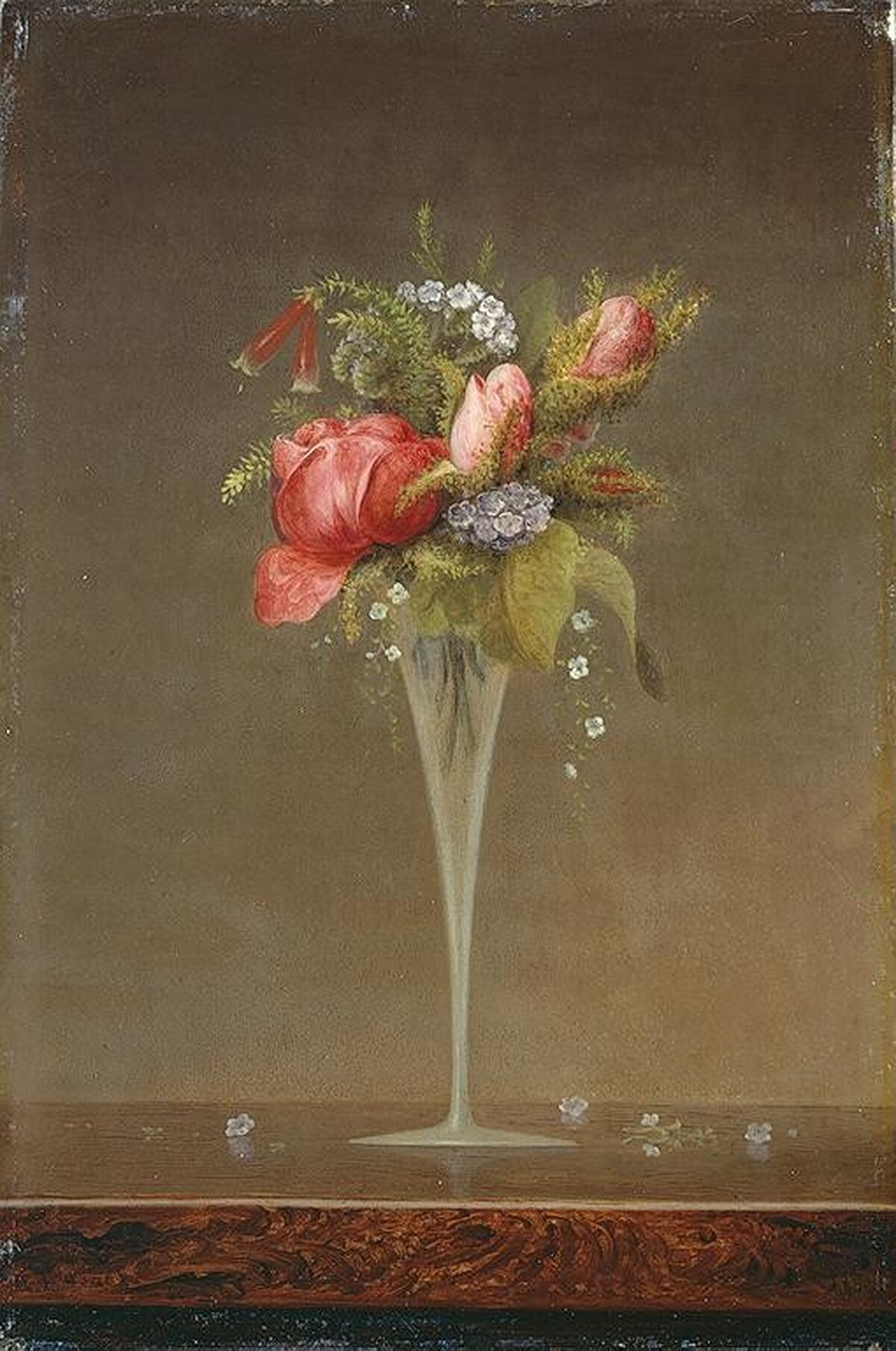 Still Life with Wine Glass by Martin Johnson Heade