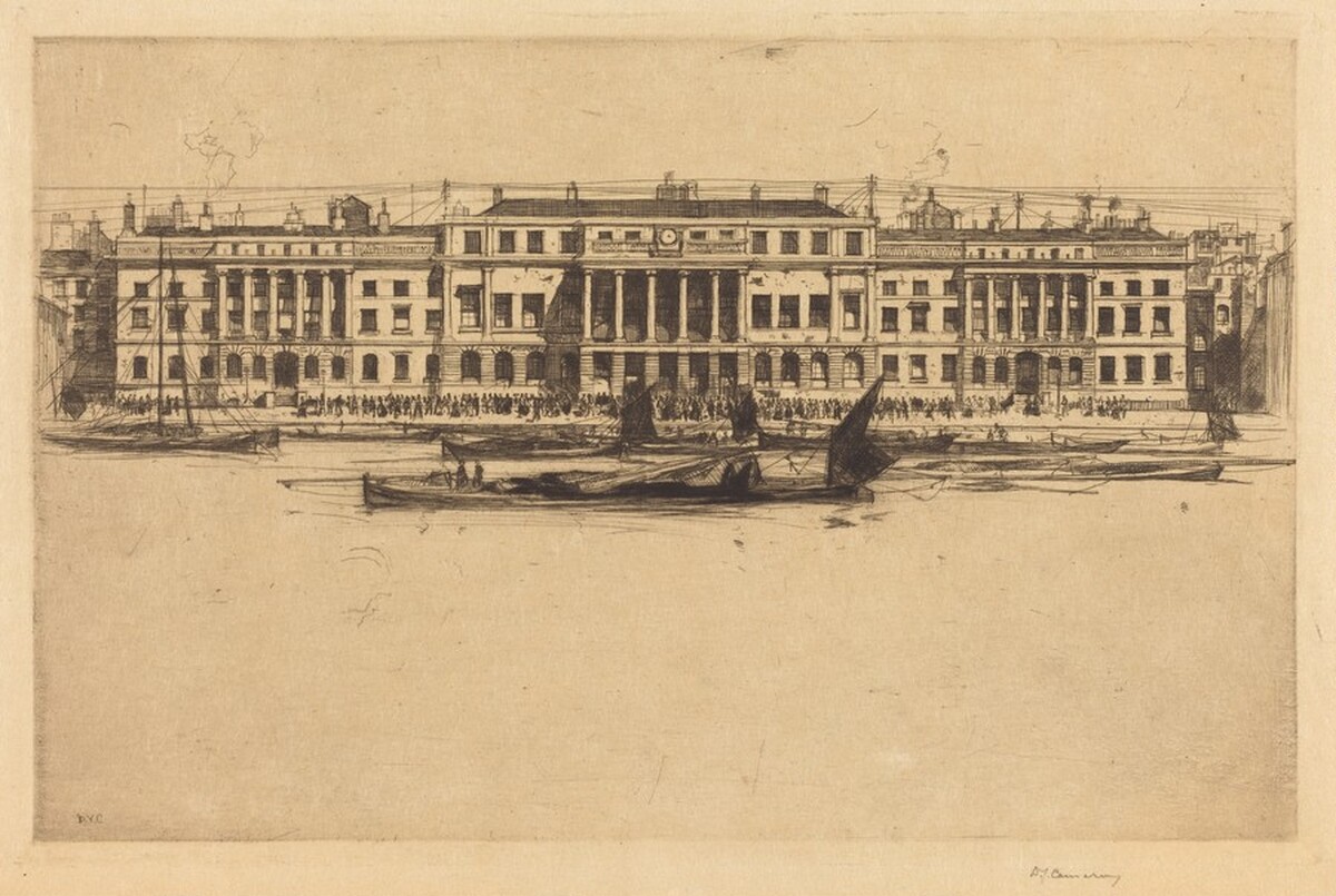 Custom House by David Young Cameron