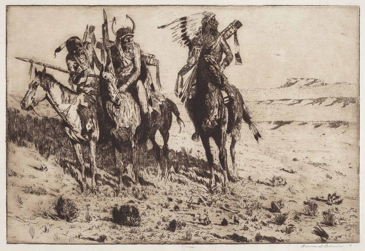 Sioux Chief by Edward Borein