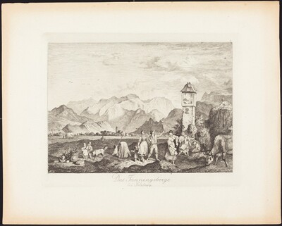 Das Tännengebirge bei Salzburg (The Tännengebirge near Salzburg)