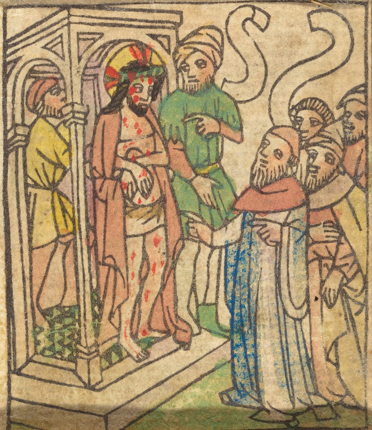 Ecce Homo [verso] by German 15th Century