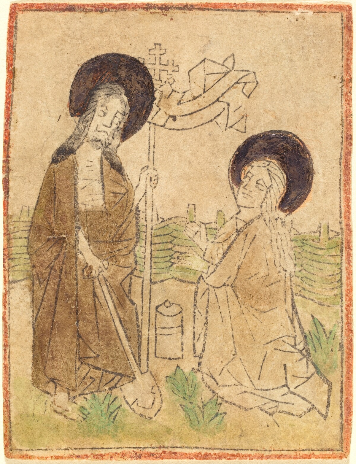 Christ Appearing to Mary Magdalene by German 15th Century