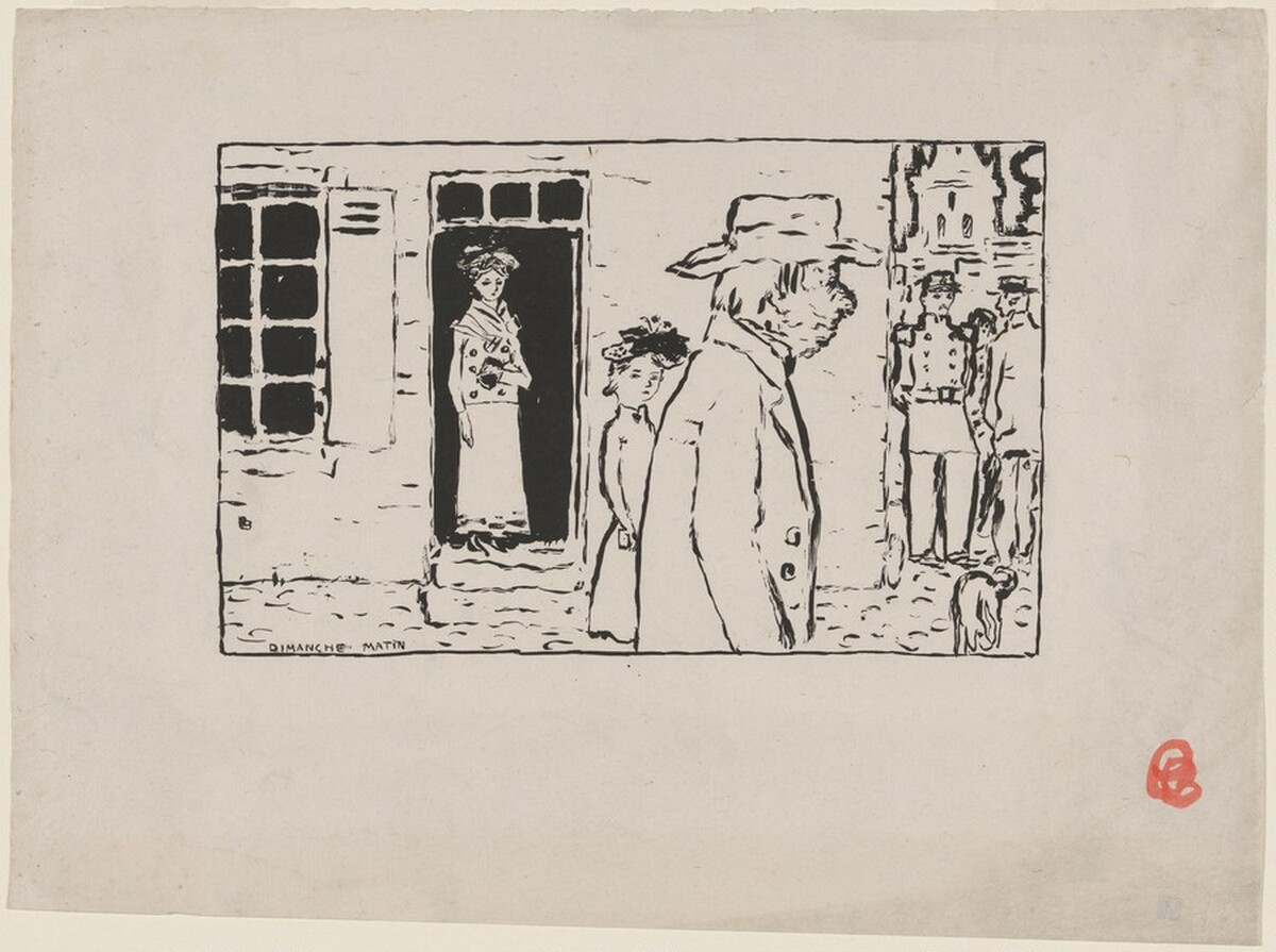Dimanche matin by Pierre Bonnard