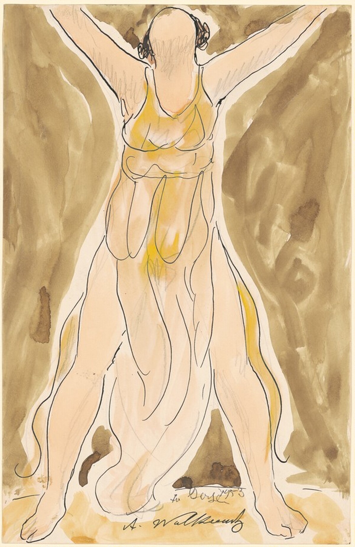 Isadora Duncan by Abraham Walkowitz