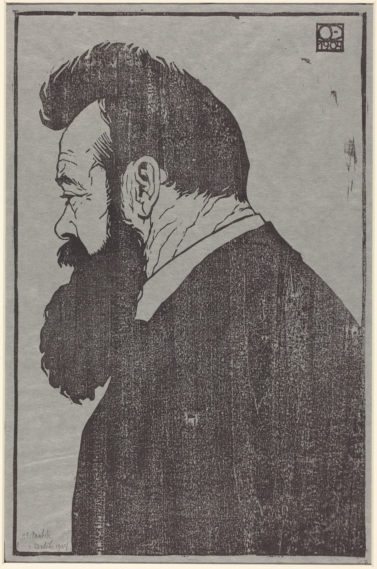 Ferdinand Hodler by Emil Orlik