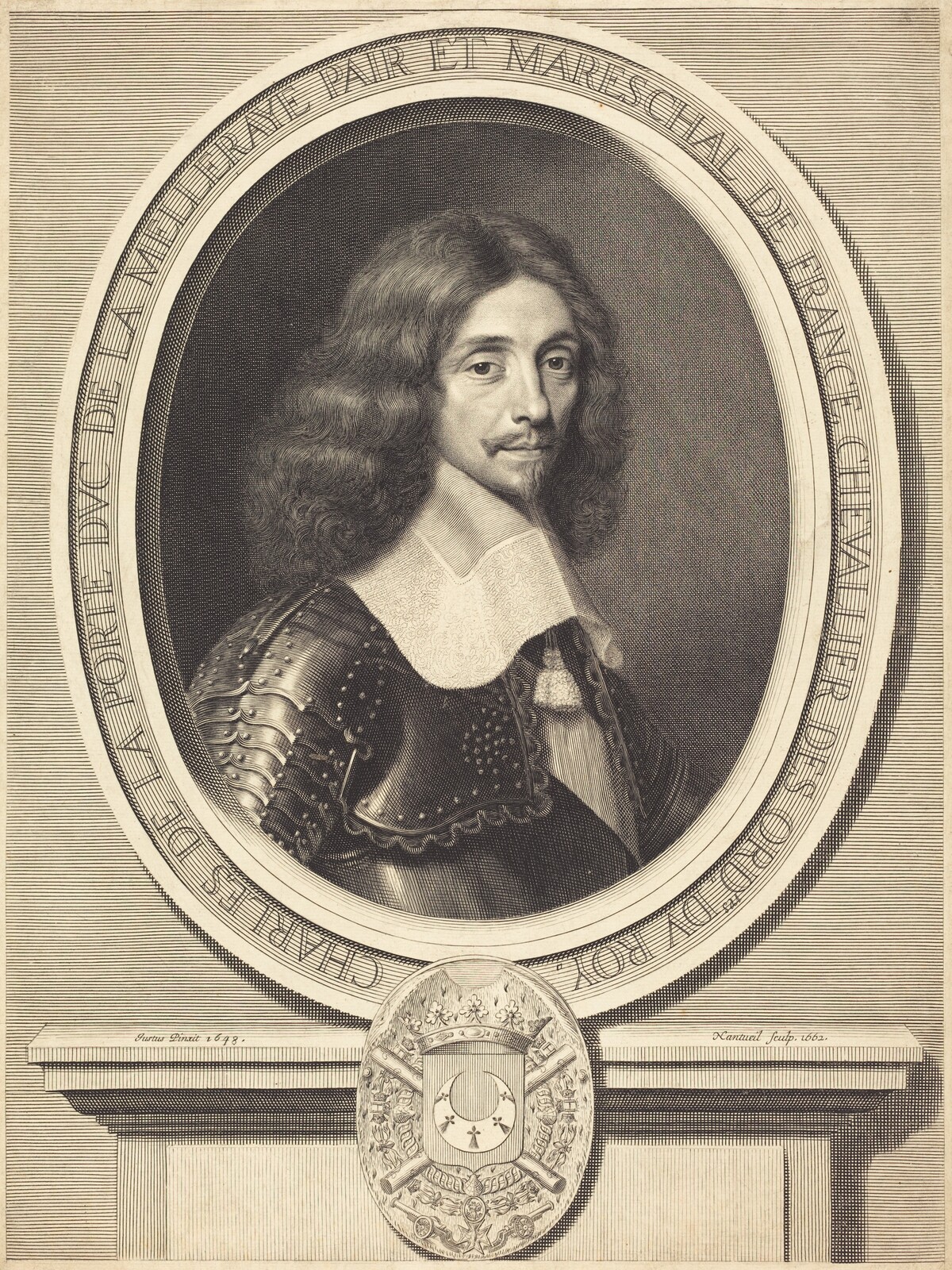 Marechal de La Meilleraye by Robert Nanteuil after Justus van Verus