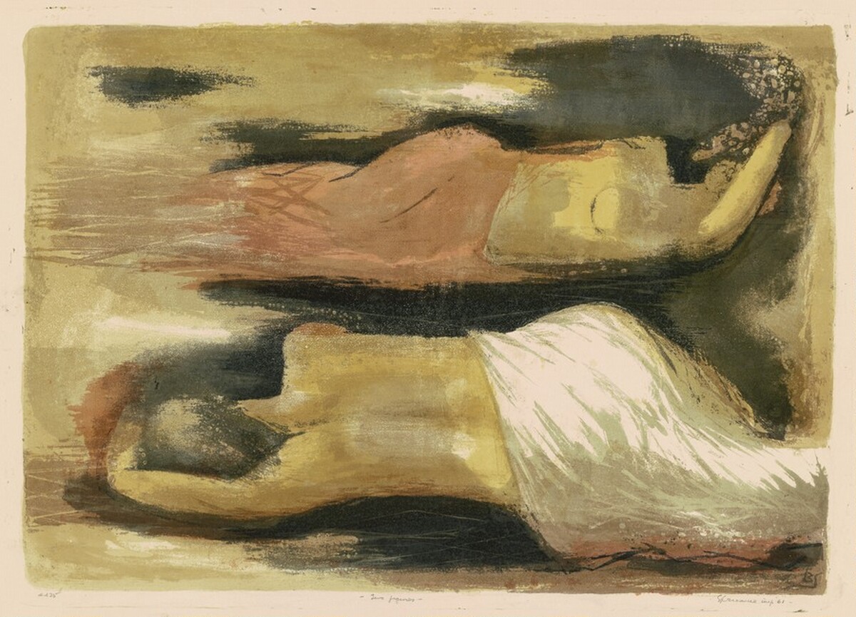 Two Figures by Benton Murdoch Spruance