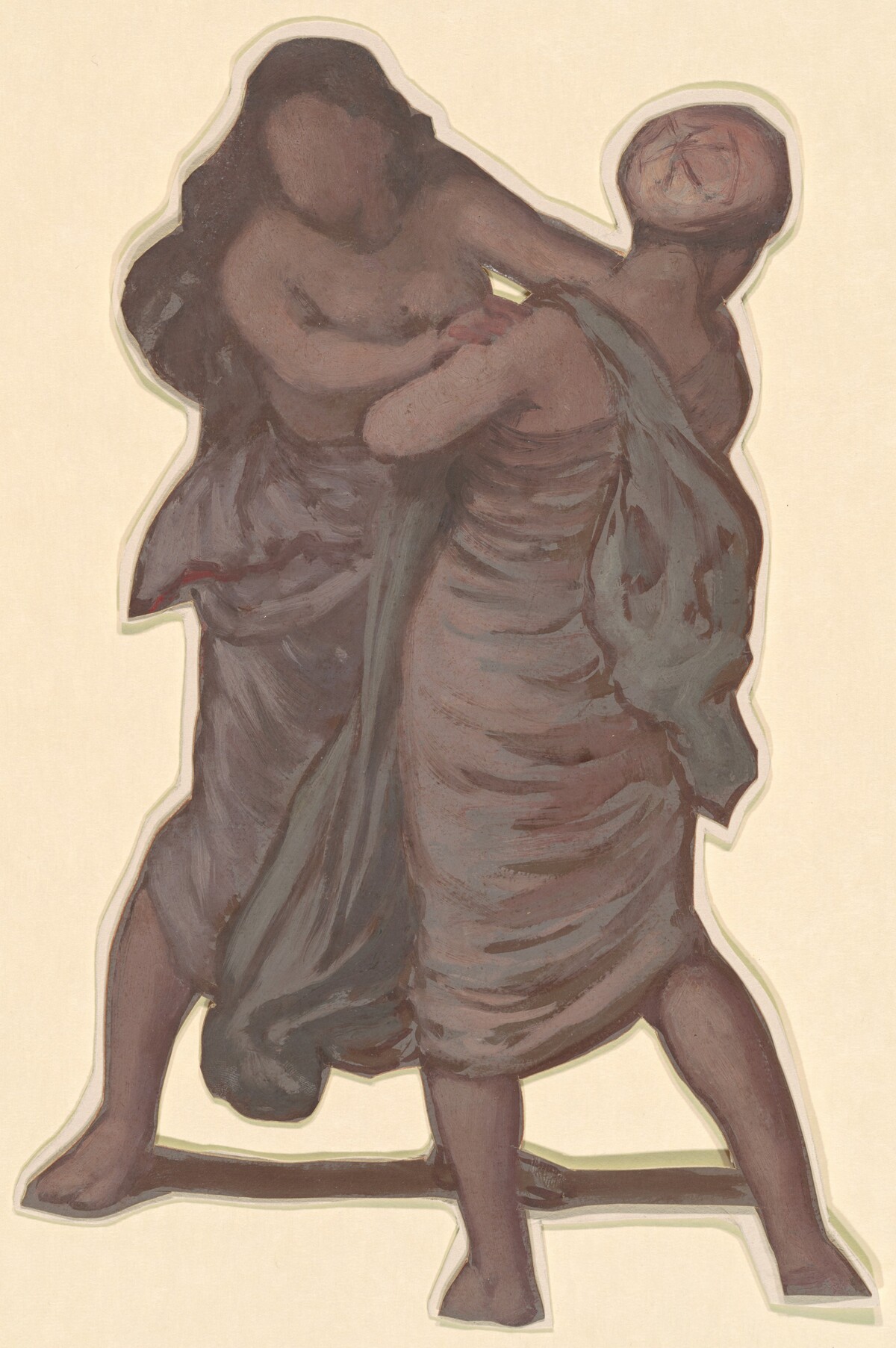 Study for "Greek Girls Bathing" by Elihu Vedder