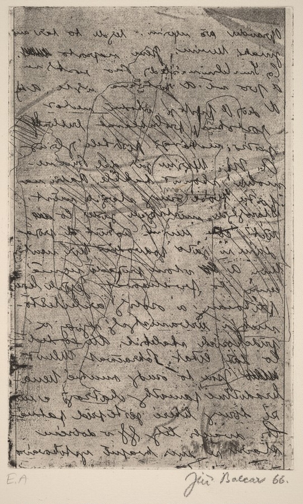 Letter by Jirí Balcar