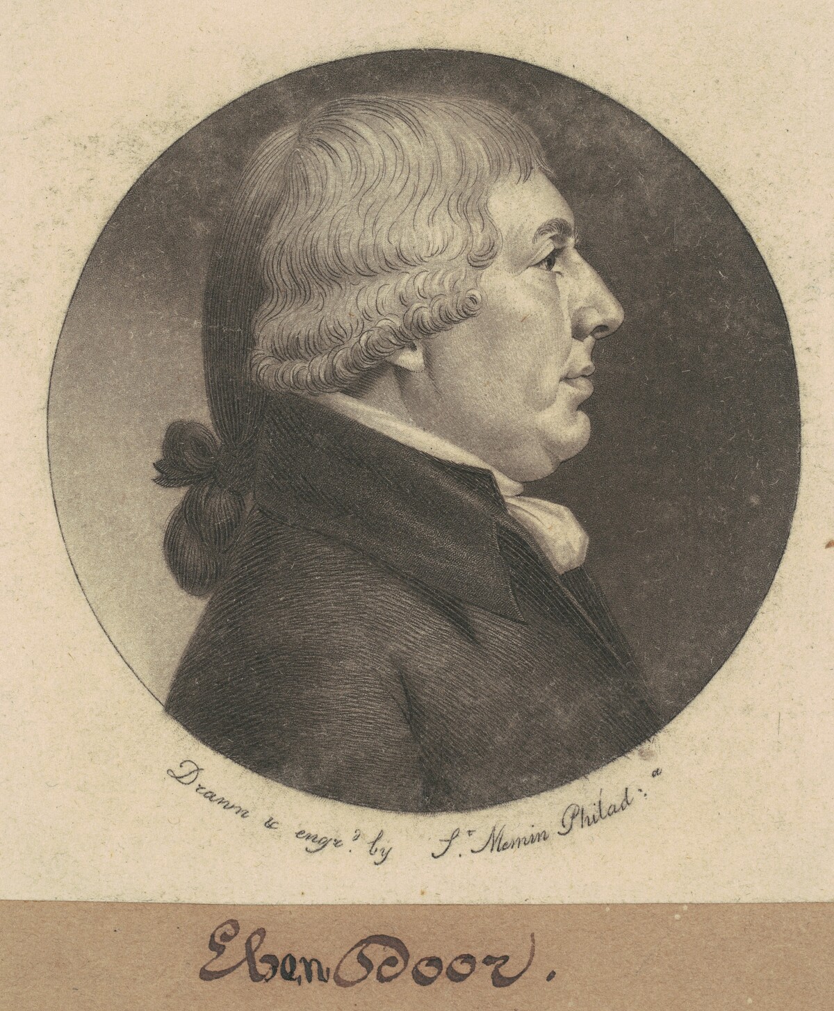 Ebenezer Dorr by Charles B. J. Févret de Saint-Mémin