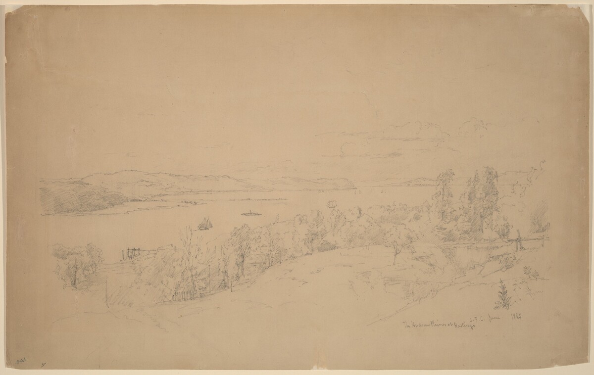The Hudson River at Hastings by Jasper Francis Cropsey