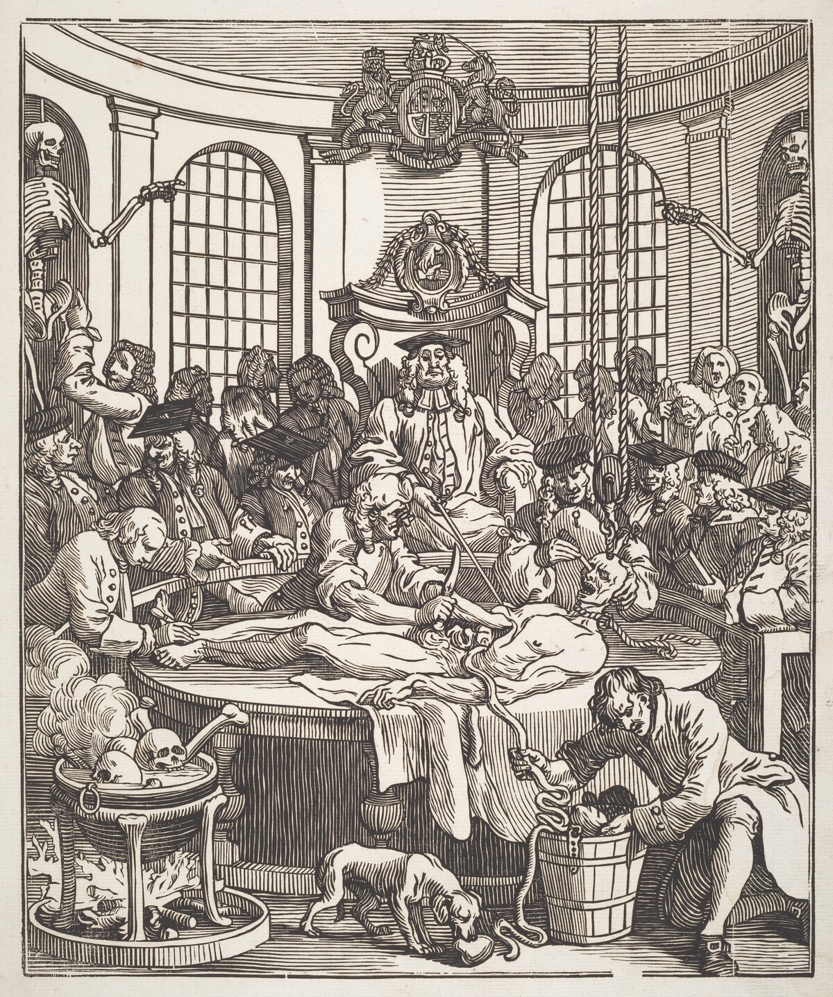 The Reward of Cruelty by John Bell, after William Hogarth