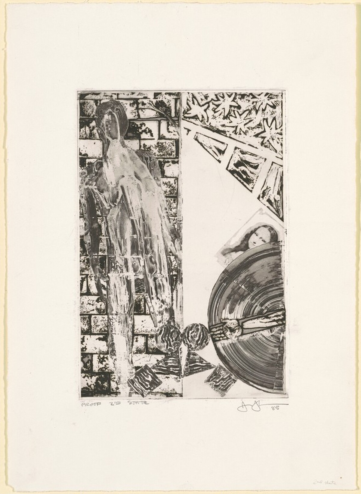 Summer (frontispiece for "Poems" by Wallace Stevens) [state proof of 2nd state] by Jasper Johns