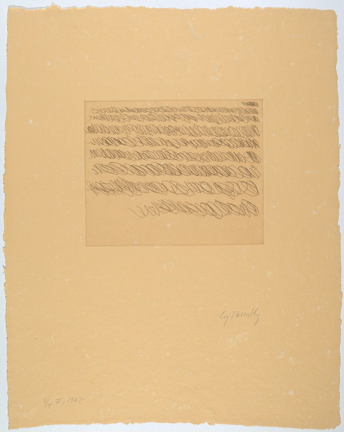 Note II by Cy Twombly