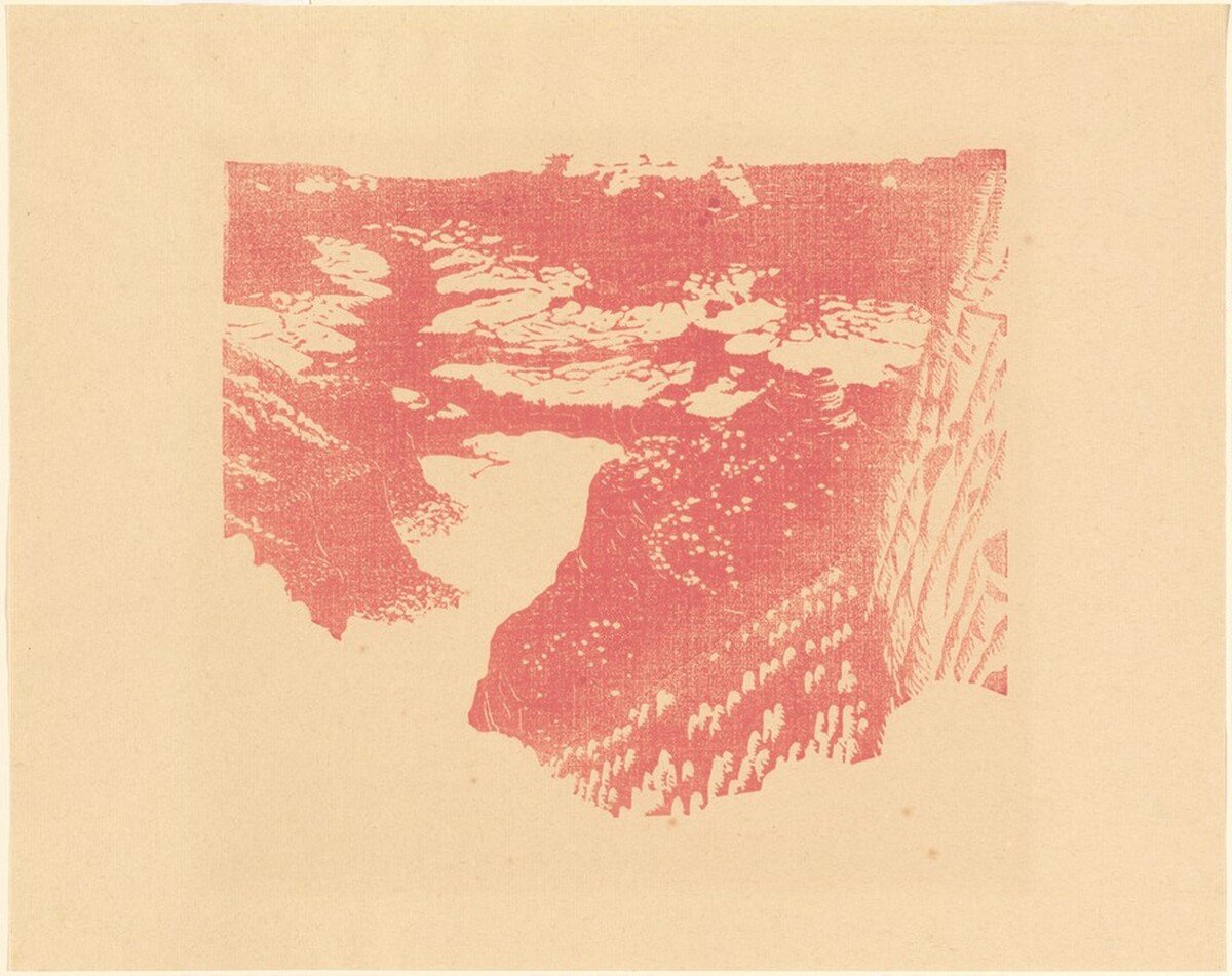 Bright Angel Trail by Gustave Baumann