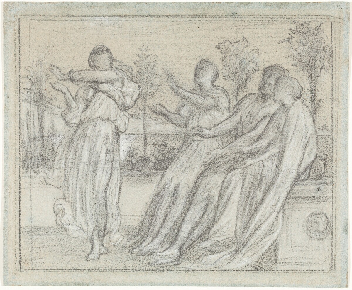 Study for "Greek Girl Dancing" by Frederic, Lord Leighton